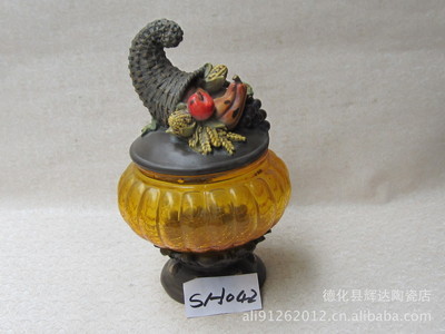 批發樹脂工藝品 鬼節系列南瓜擺飾SH042，德化縣輝達陶瓷店專業供應